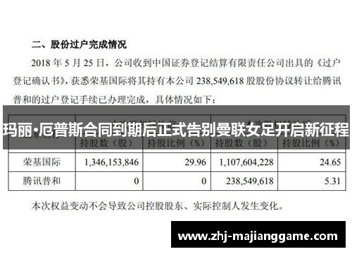 玛丽·厄普斯合同到期后正式告别曼联女足开启新征程 玛丽·厄普斯合同到期后正式告别曼联女足开启新征程